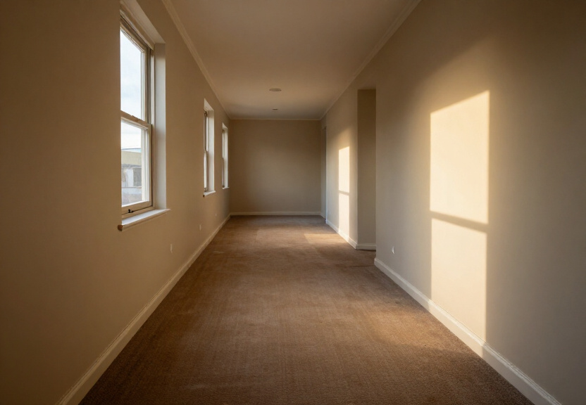 Dry, restored ceiling in an Oakville home after structural drying